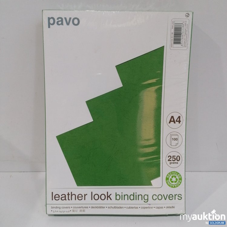 Artikel Nr. 850188 Artikel Nr. 850188: Pavo Deckblätter grün A4, 250g, 100Stk