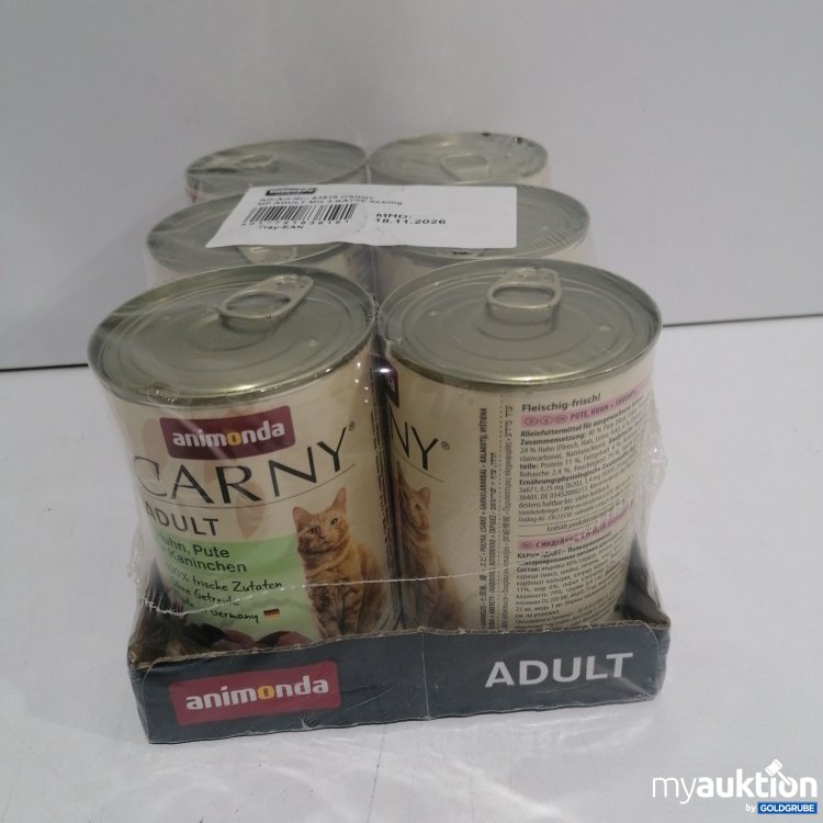 Artikel Nr. 878188 Artikel Nr. 878188: Animonda Carny Adult Mix Huhn/Pute/Kaninchen 6×400g
