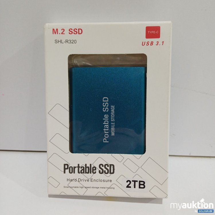 Artikel Nr. 899188: tragbares M.2 SSD-Festplattengehäuse, Model SHL-R320