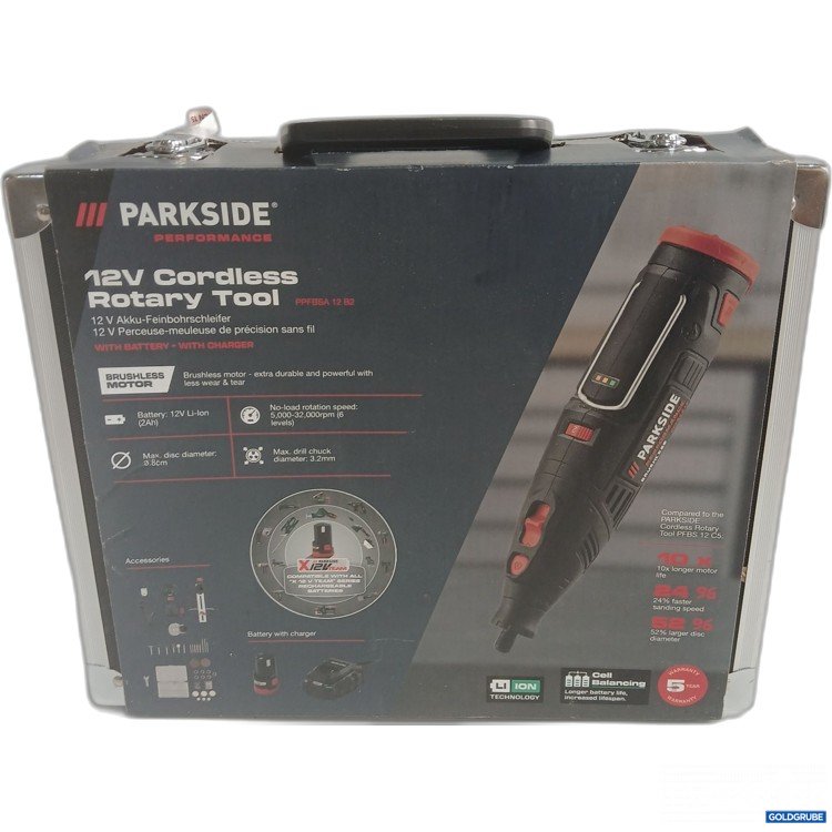 Artikel Nr. 994188 Artikel Nr. 994188: Parkside 12V Cordless Rotary Tool PPFBSA12B2