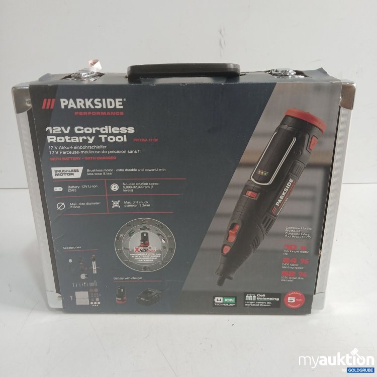 Artikel Nr. 994188 Artikel Nr. 994188: Parkside 12V Cordless Rotary Tool PPFBSA12B2