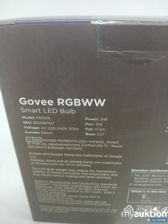 Artikel Nr. 995188 Artikel Nr. 995188: GOVEE RGBWW Led