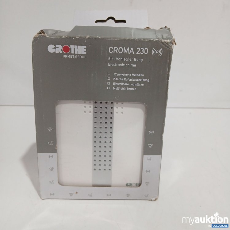 Artikel Nr. 523189: Grothe Elektronischer Gong Croma230 