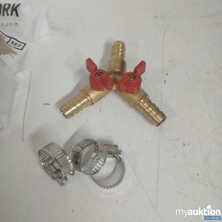 Artikel Nr. 770189: Messing Y-Schlauchverbinder Set