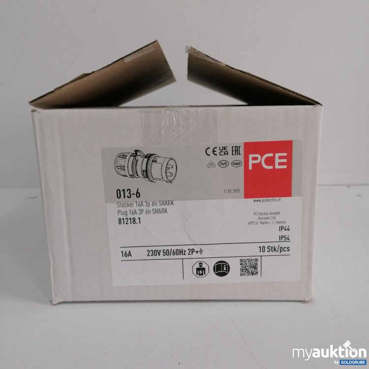 Artikel Nr. 833189 Artikel Nr. 833189: PCE Stecker 16A 3p 6h Shark Plug16A 3P 6h 013-6, 81218.1