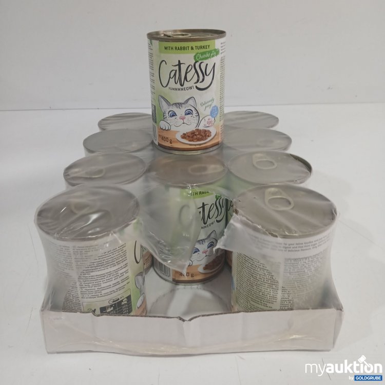 Artikel Nr. 869189 Artikel Nr. 869189: Catessy Chunky in gravy with Rabbit & Turkey 12x400g