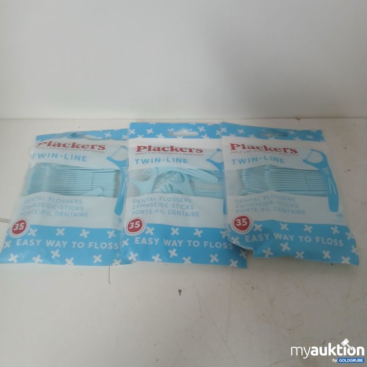 Artikel Nr. 900189: Plackers Twin-Line 3er Pack x35 Stück 