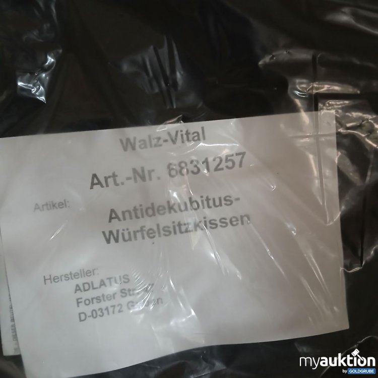 Artikel Nr. 922189: ADLATUS Antidekubitus-Würfelsitzkissen ca 50x50cm