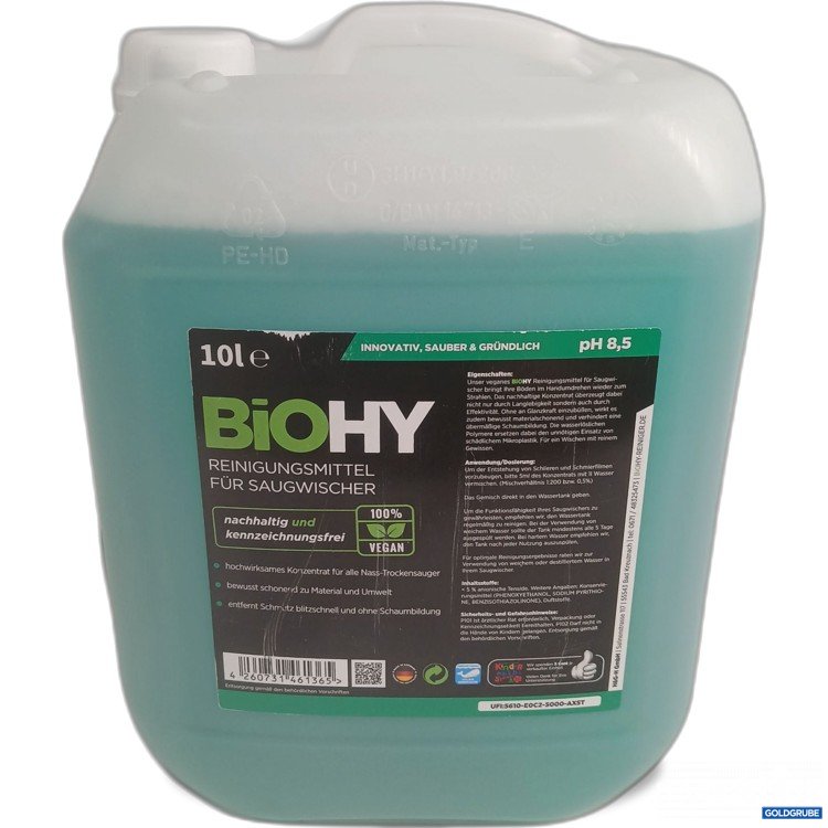 Artikel Nr. 979189: Biohy Reinigungsmittel für Saugwischer 10L 