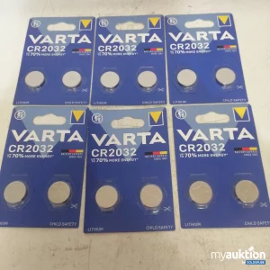 Auktion VARTA CR2032 Lithium Batterien 6x 2 Stück 