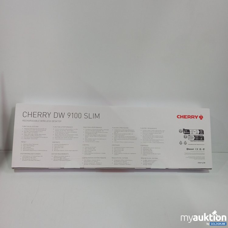 Artikel Nr. 521190 Artikel Nr. 521190: Cherry DW 9100 Slim Tastatur mit Maus