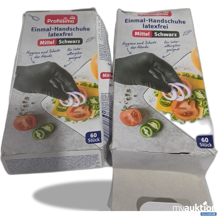 Artikel Nr. 882190: Profissimo Einmal-Handschuhe latexfrei Mittel schwarz 