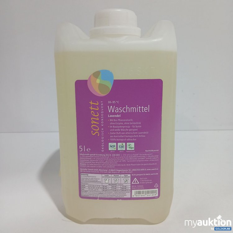 Artikel Nr. 818191 Artikel Nr. 818191: Sonett Waschmittel Lavendel 5L