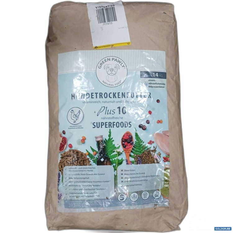 Artikel Nr. 885191: Green Pawly Hundetrockenfutter Plus 10. 14kg 