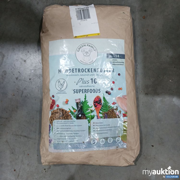 Artikel Nr. 885191: Green Pawly Hundetrockenfutter Plus 10. 14kg 