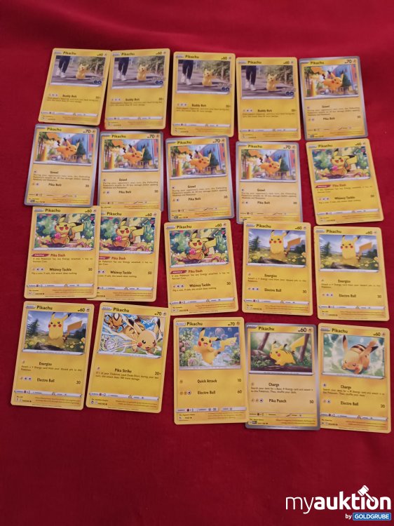 Artikel Nr. 907191 Artikel Nr. 907191: 20 Pikachu Karten