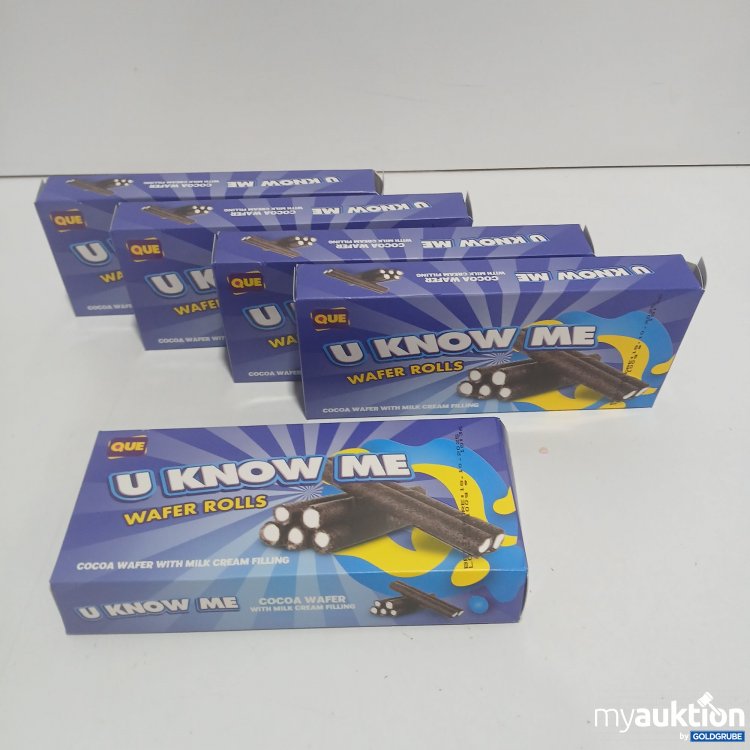 Artikel Nr. 911191: U know me Wafer Rolls 5er Pack 