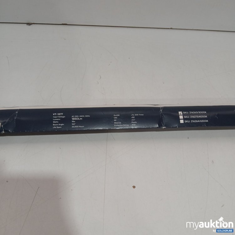 Artikel Nr. 959191: V-Tac LED Tube Nano- Plastic VT-1277 SKU 216263/3000k 1850 Lumens 