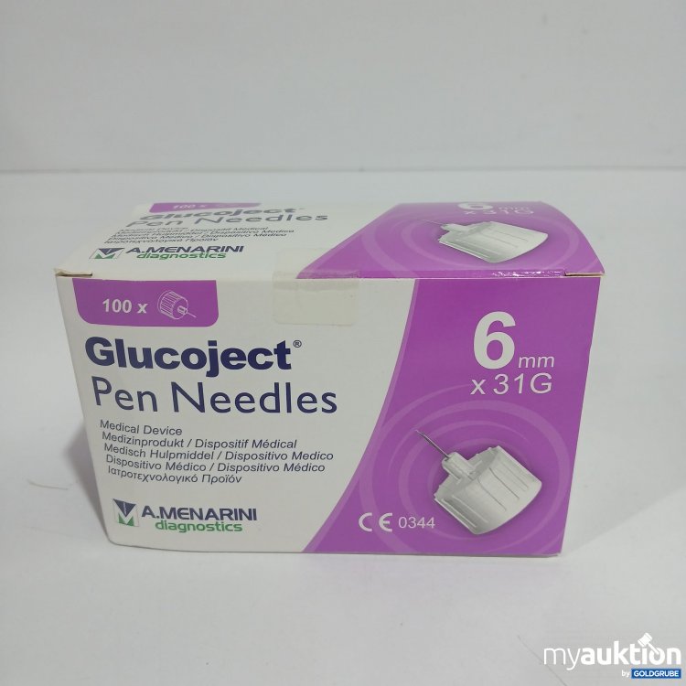Artikel Nr. 818192 Artikel Nr. 818192: Glucoject Pen Needles 6mm x 31G