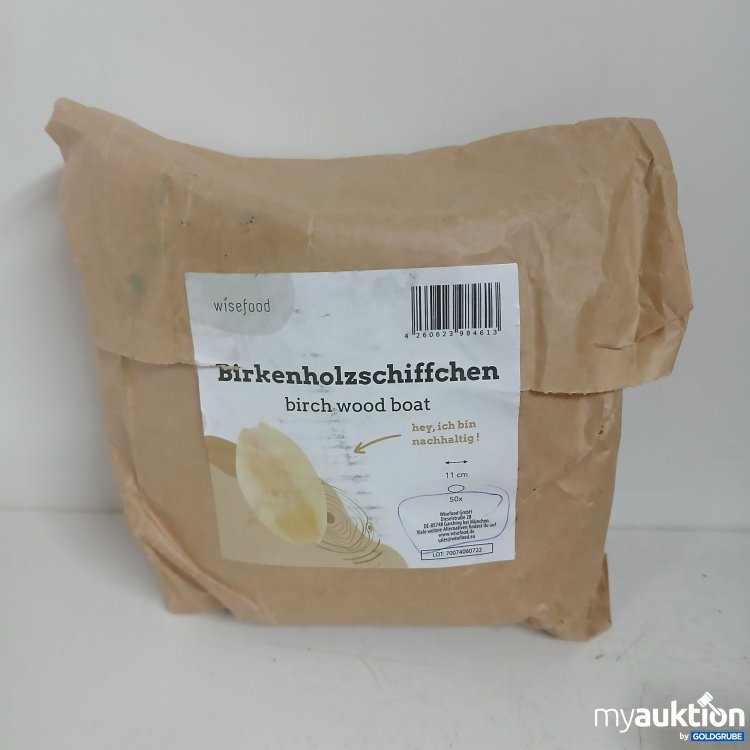 Artikel Nr. 828192 Artikel Nr. 828192: Wisefood Birkenholzschiffchen 11cm 50x