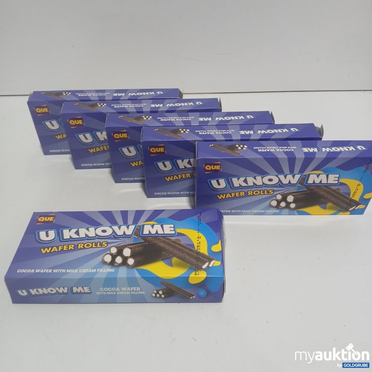Artikel Nr. 911192: U know me Wafer Rolls 6er Pack
