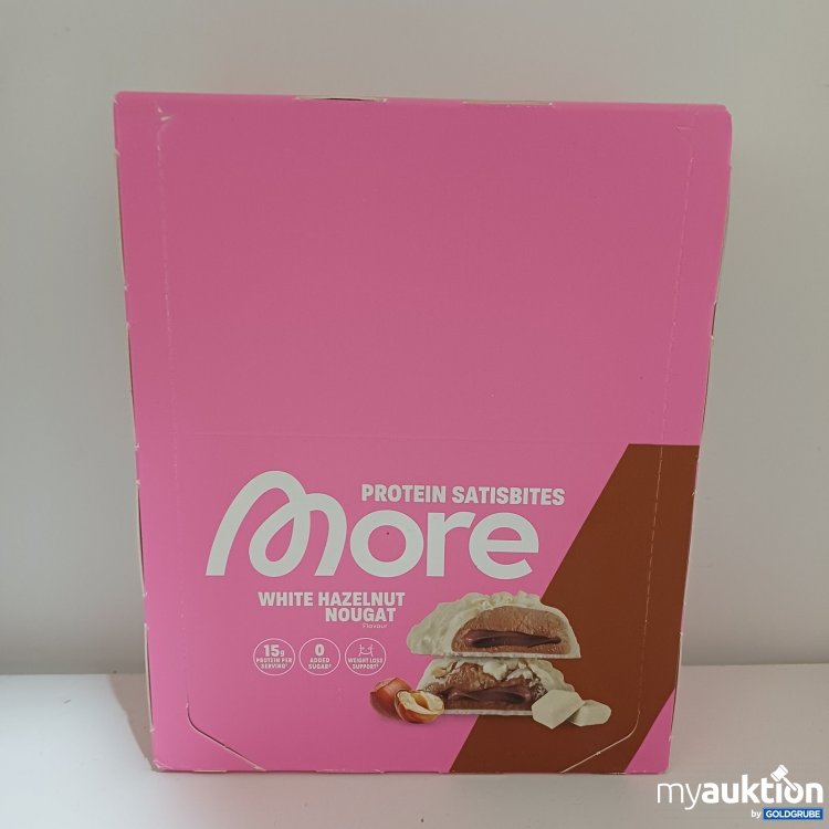 Artikel Nr. 942192 Artikel Nr. 942192: Protein Satisbites White Hazelnut Nougat 12 x 50g (2 Bites)
