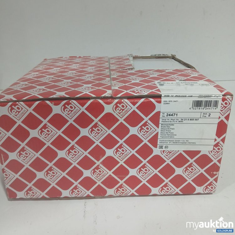 Artikel Nr. 960192: Febi Bremsscheibe für BMW 34216855007 24471 