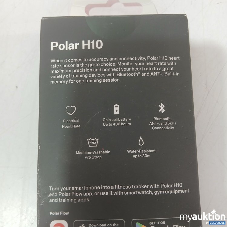 Artikel Nr. 989192 Artikel Nr. 989192: Polar H10 Heart Rate Sensor