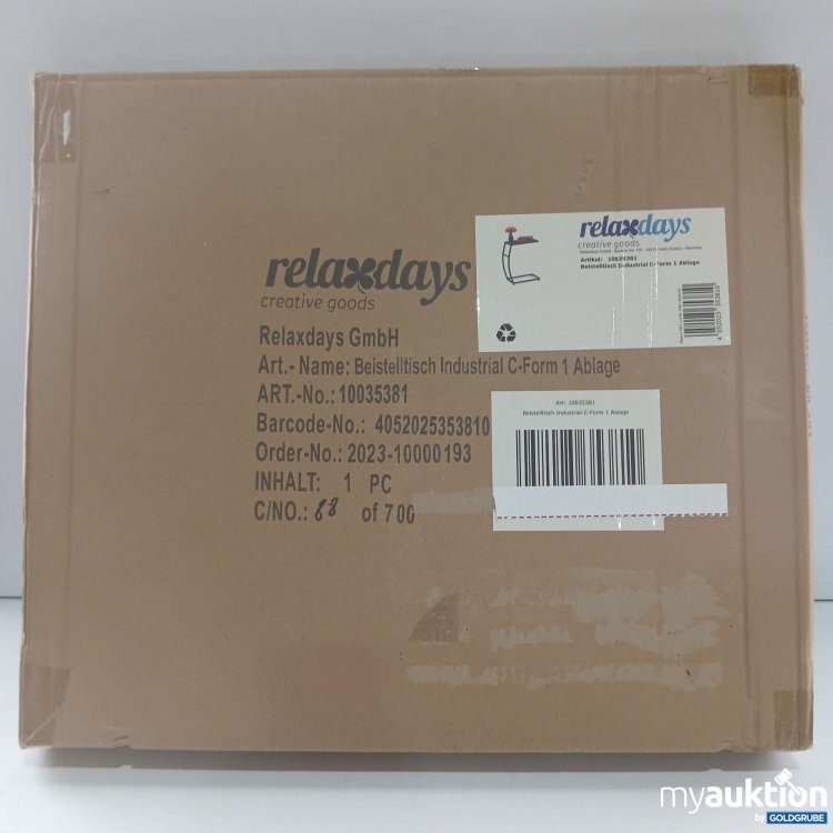 Artikel Nr. 361193 Artikel Nr. 361193: Relaxdays Beistelltisch 10035381