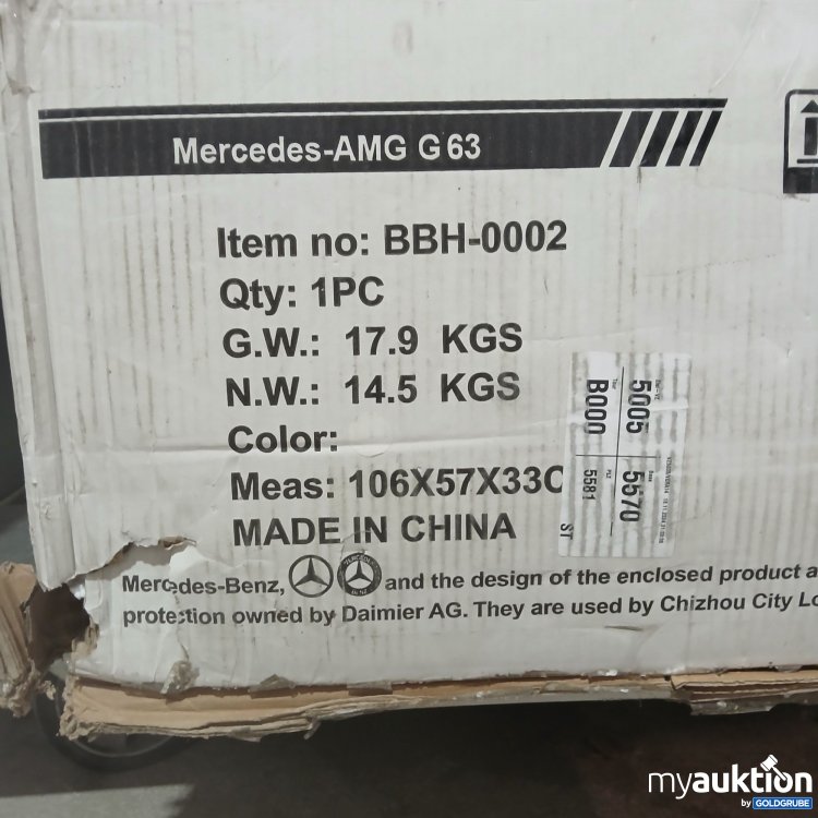 Artikel Nr. 816193: Mercedes-AMG G63 Kinder Auto BBH-0002