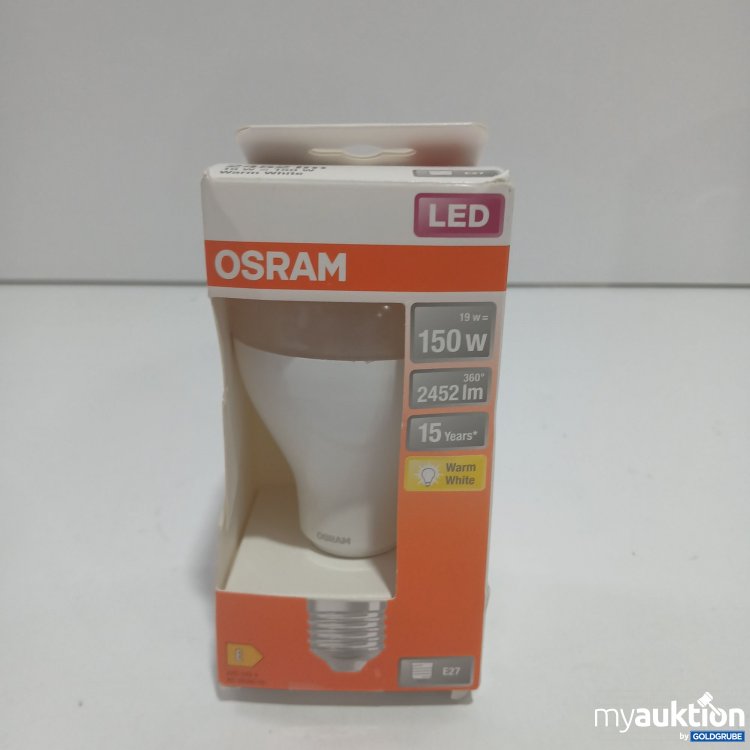 Artikel Nr. 857193 Artikel Nr. 857193: Osram LED Glühbirne E27