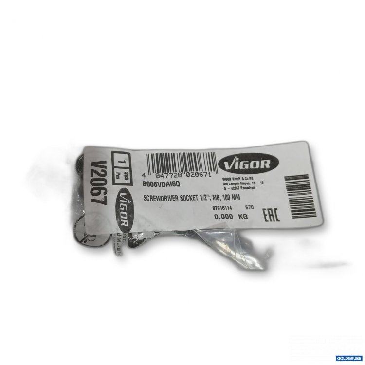 Artikel Nr. 893193: Vigor Schraubendreher Stecknuss 1/2