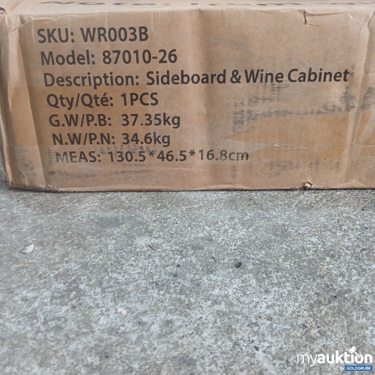 Artikel Nr. 461194: Sideboard & Wine Cabinet WR003B Model: 87010-26 