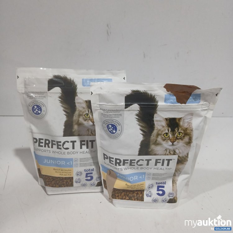 Artikel Nr. 463194: Perfect Fit Katzenfutter Junior reich an Huhn je 750g 