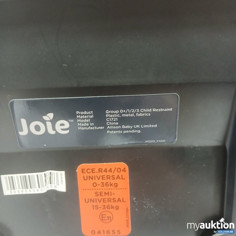 Artikel Nr. 465194 Artikel Nr. 465194: Joie Kindersitz Verso Semi Universal 15-36kg C1721