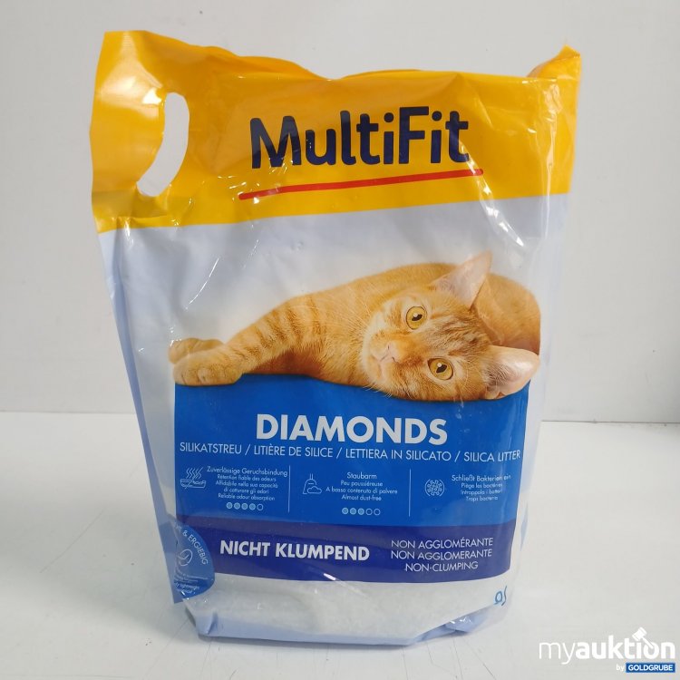 Artikel Nr. 467194: MultiFit Katzenstreu Diamonds Silikatstreu 8l