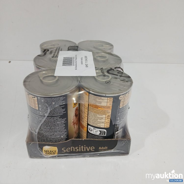 Artikel Nr. 809194: Select Gold Sensitive adult Hundefutter Mixpaket 6x400g