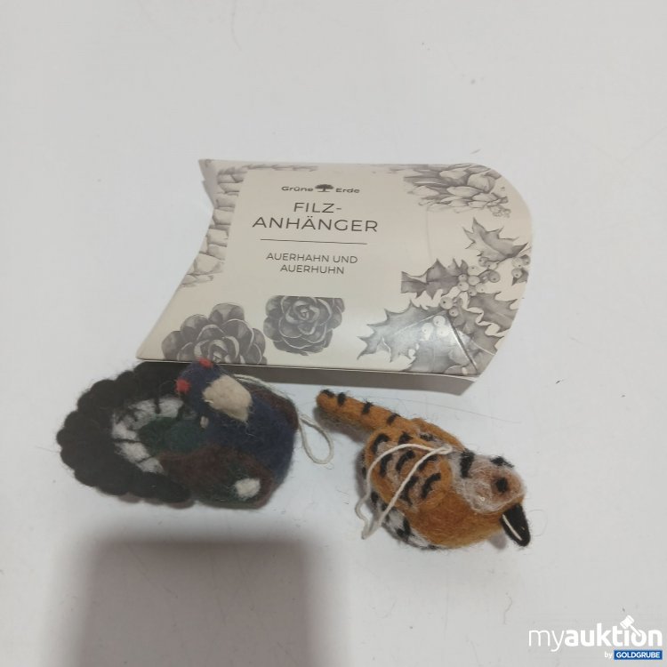 Artikel Nr. 815194 Artikel Nr. 815194: GrüneErde Filzanhänger 2 Stück