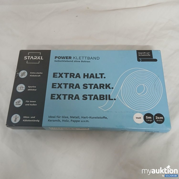 Artikel Nr. 817194 Artikel Nr. 817194: Stark Power Klettband 5m 2cm Weiß