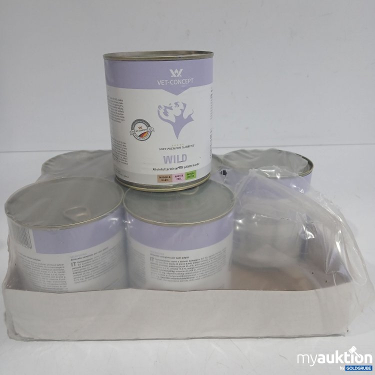 Artikel Nr. 873194: Vet Concept Hundefutter Wild 6x800g