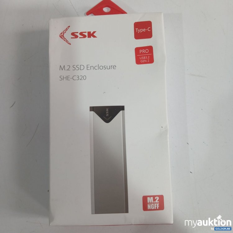 Artikel Nr. 874194 Artikel Nr. 874194: SSK M.2 SSD Enclosure Type-C