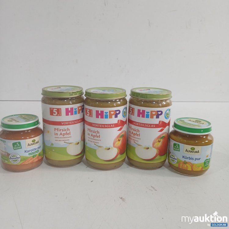 Artikel Nr. 985194: Diverse Babynahrung 2x125g 3x250g
