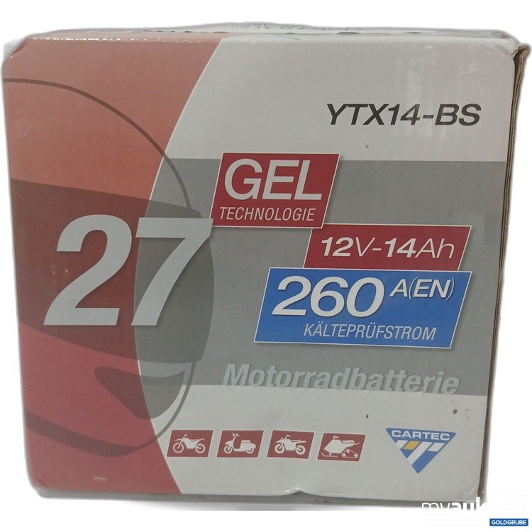 Artikel Nr. 989194 Artikel Nr. 989194: Cartec Motorradbatterie YTX14-BS