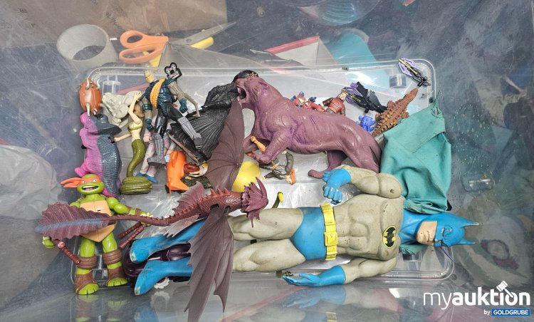 Artikel Nr. 397195: Konvolut Actionfiguren, Zubehör - Masters of the Universe, Turtles usw