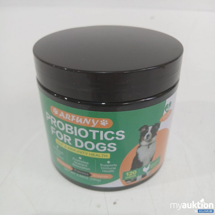 Artikel Nr. 444195 Artikel Nr. 444195: Arfunny Probiotics for dogs ,120 Chews ,Chicken Flavor
