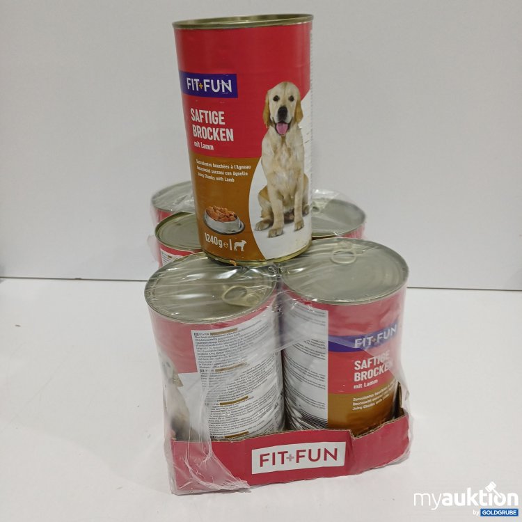 Artikel Nr. 897195: Fit+Fun Hundefutter 6x1240g