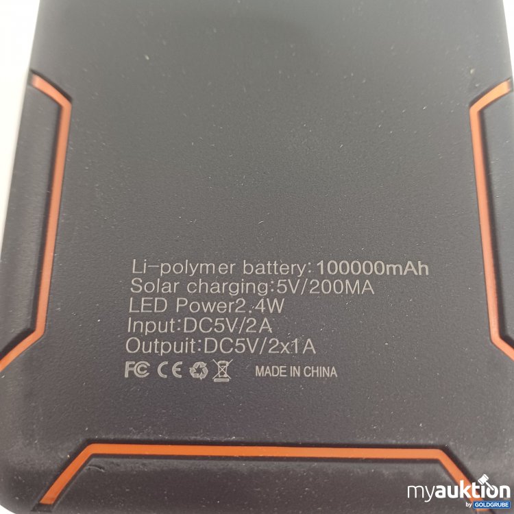 Artikel Nr. 899195: Solar PowerBank user manual