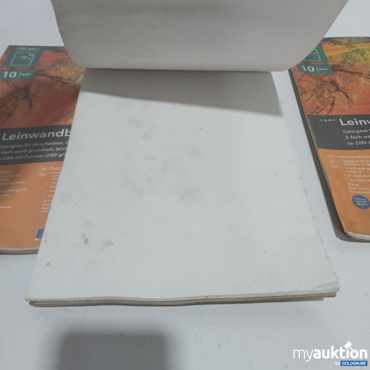 Artikel Nr. 911195 Artikel Nr. 911195: Crelando Leinwandblätter 10 Blatt A4 3er Pack