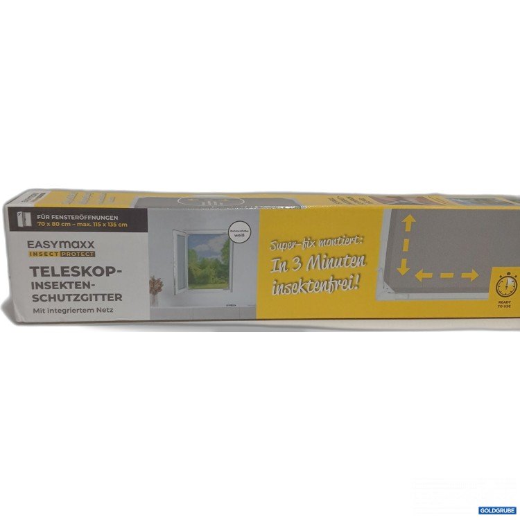 Artikel Nr. 915195: EasyMaxx Teleskop- Insekten Schutzgitter 70x80cm-115x135cm Weiß