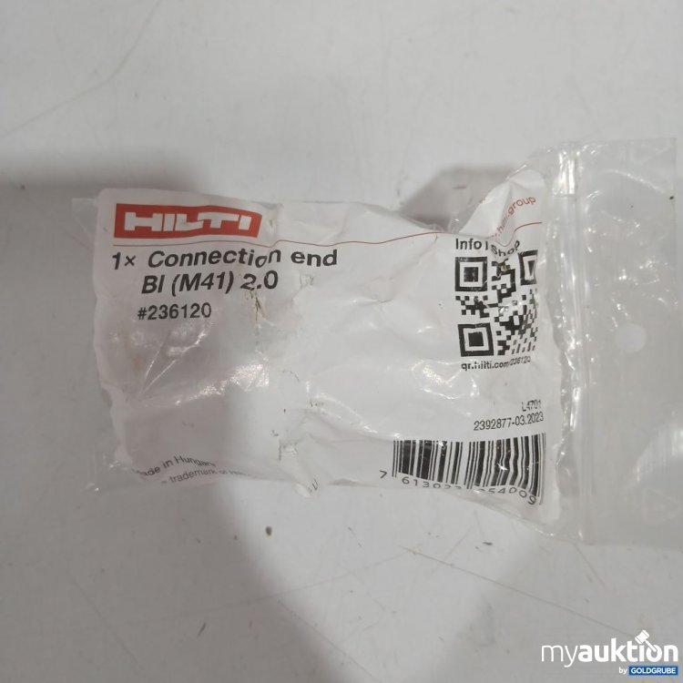 Artikel Nr. 932195 Artikel Nr. 932195: HILTI Connection end BI (M41) 2.0